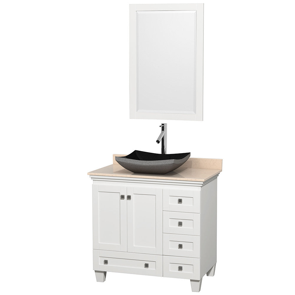Acclaim 36 inch Single Bathroom Vanity in White