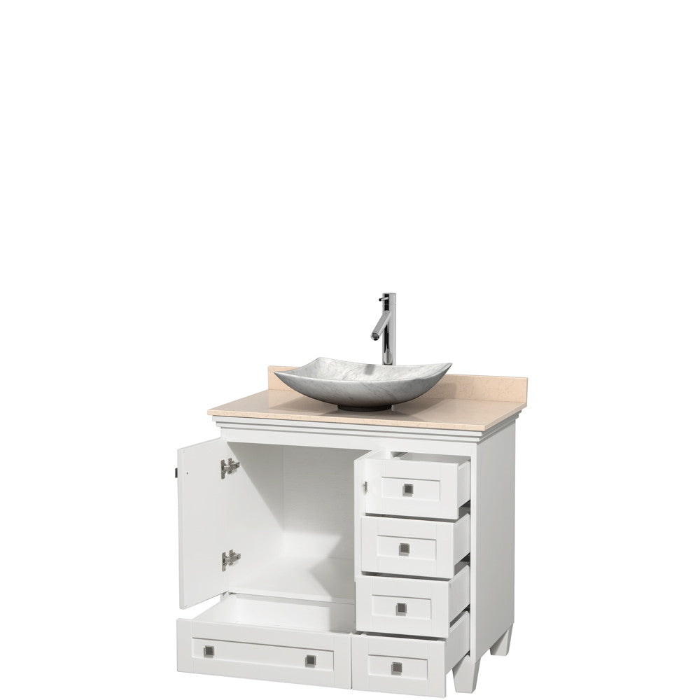 Acclaim 36 inch Single Bathroom Vanity in White