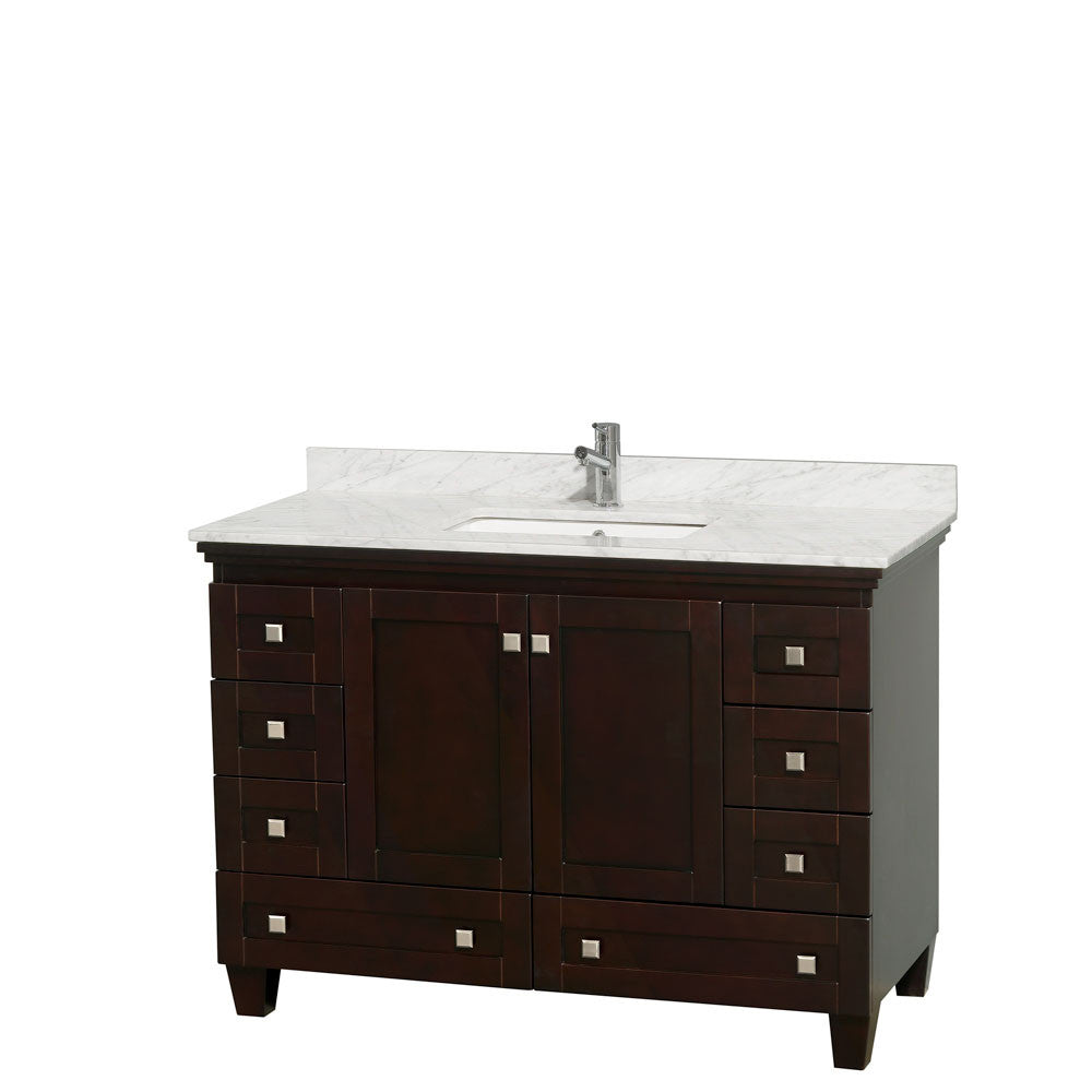 Acclaim 48 inch Single Bathroom Vanity in Espresso