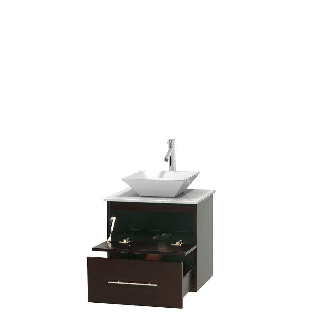 Centra 24 inch Single Bathroom Vanity Set - Espresso