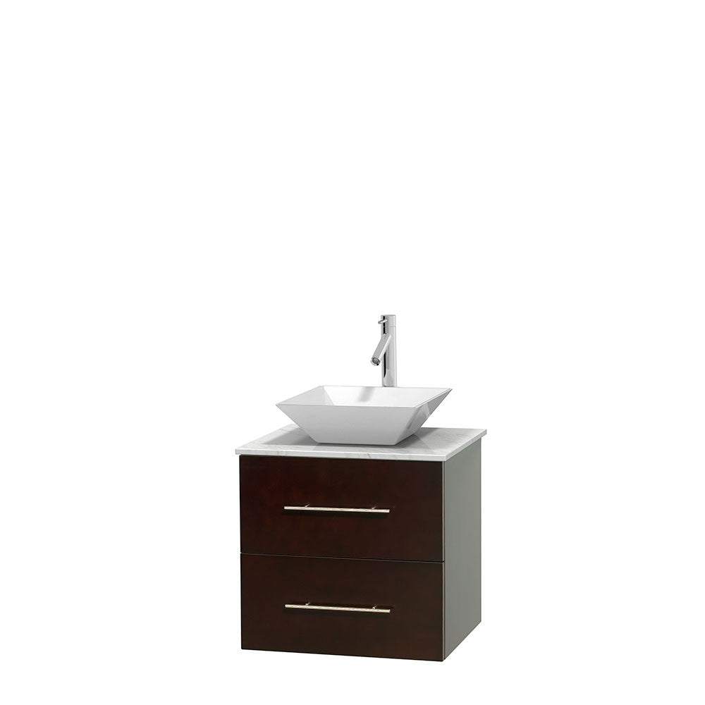 Centra 24 inch Single Bathroom Vanity Set - Espresso