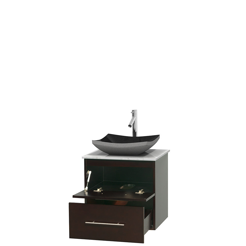 Centra 24 inch Single Bathroom Vanity Set - Espresso