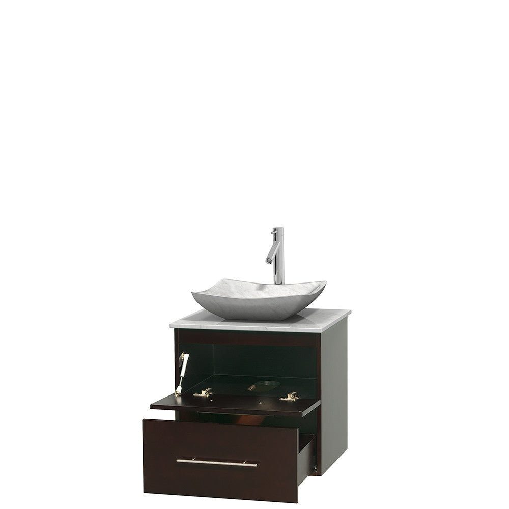 Centra 24 inch Single Bathroom Vanity Set - Espresso