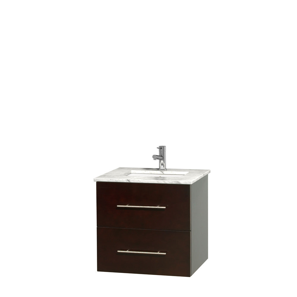 Centra 24 inch Single Bathroom Vanity Set - Espresso