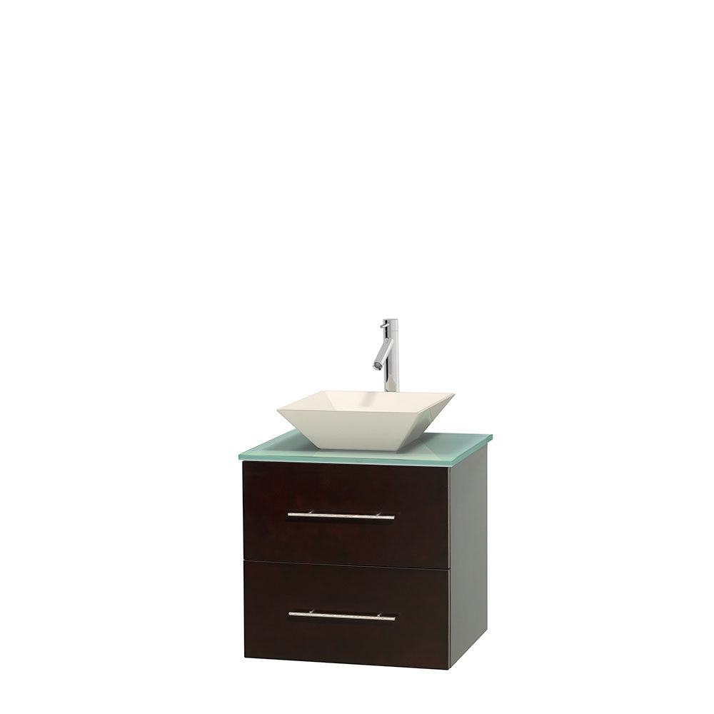 Centra 24 inch Single Bathroom Vanity Set - Espresso