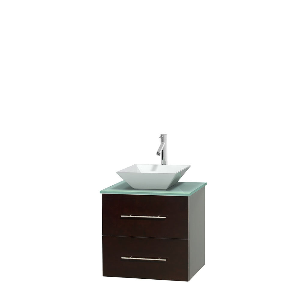 Centra 24 inch Single Bathroom Vanity Set - Espresso