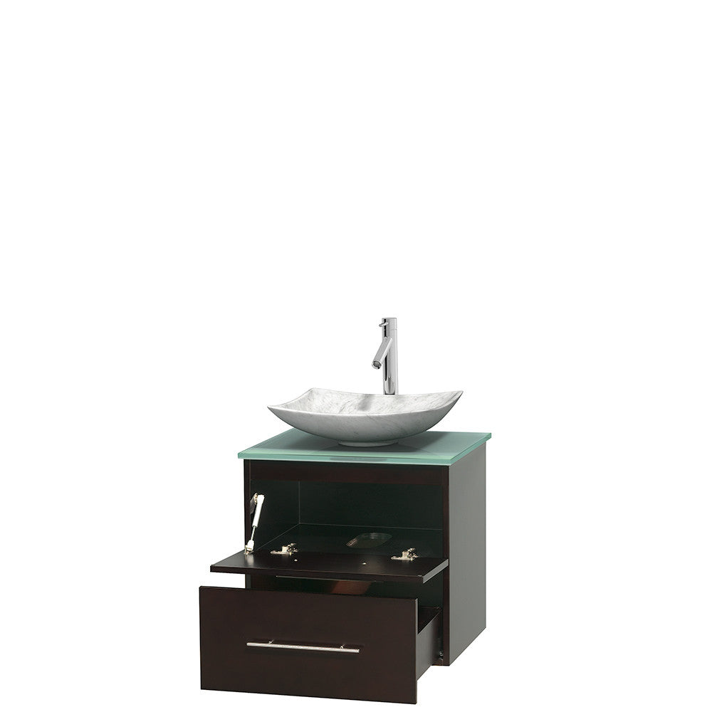 Centra 24 inch Single Bathroom Vanity Set - Espresso