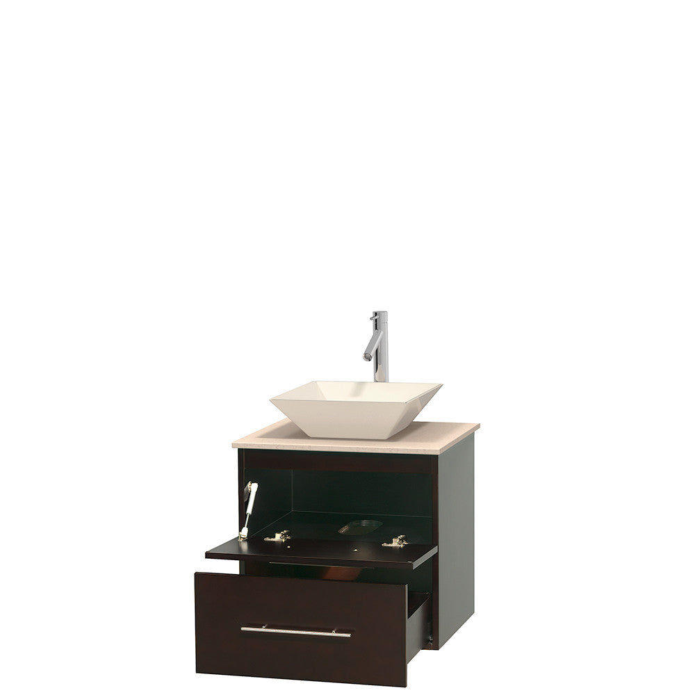 Centra 24 inch Single Bathroom Vanity Set - Espresso
