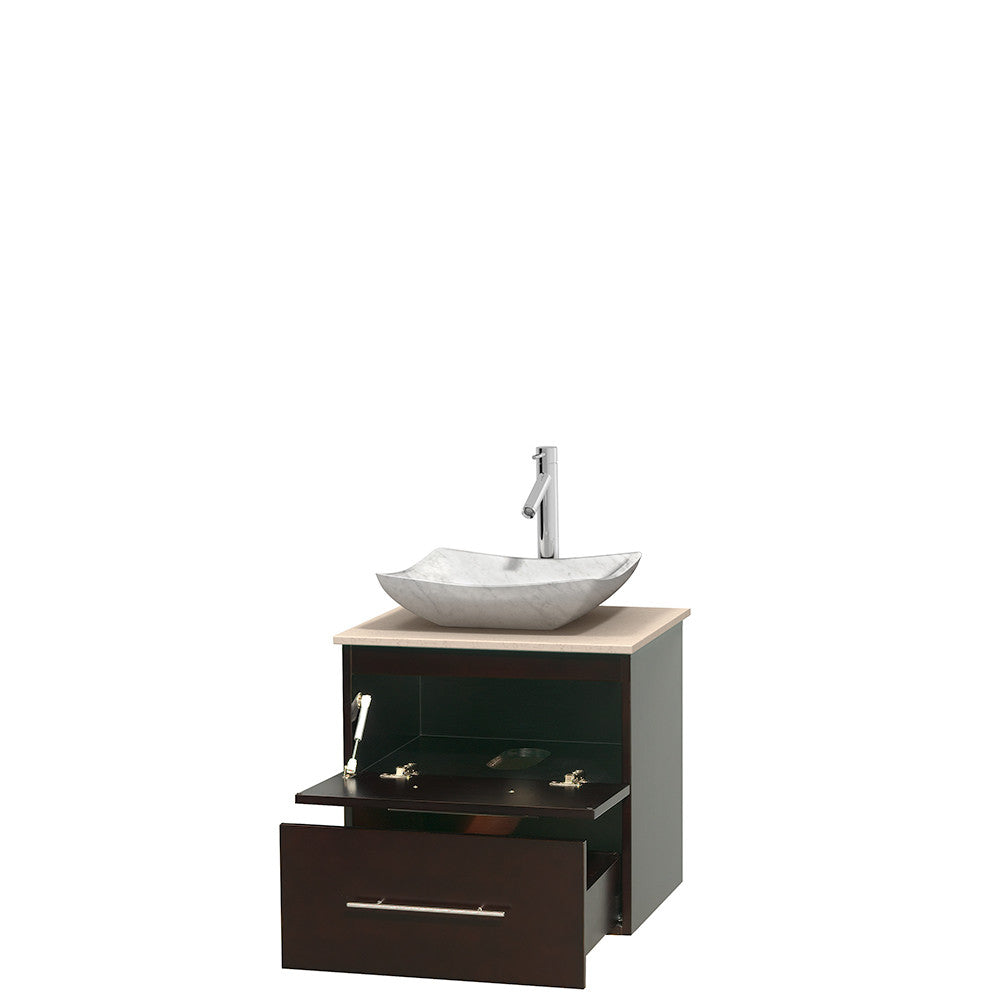 Centra 24 inch Single Bathroom Vanity Set - Espresso