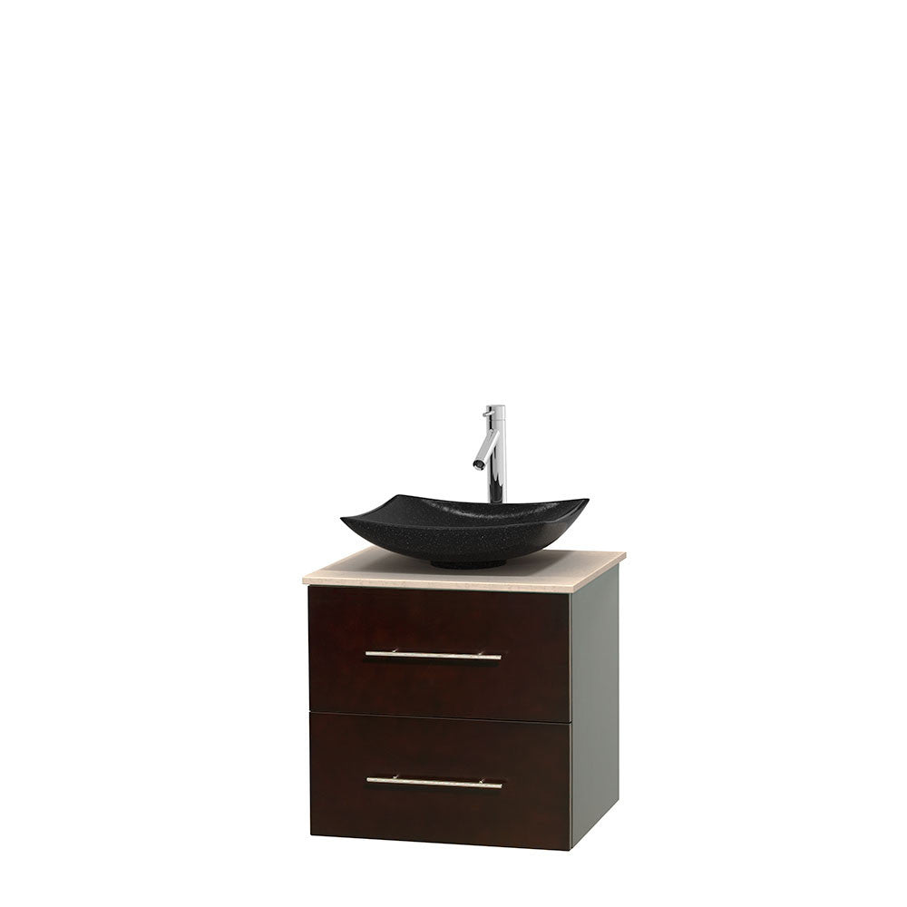Centra 24 inch Single Bathroom Vanity Set - Espresso