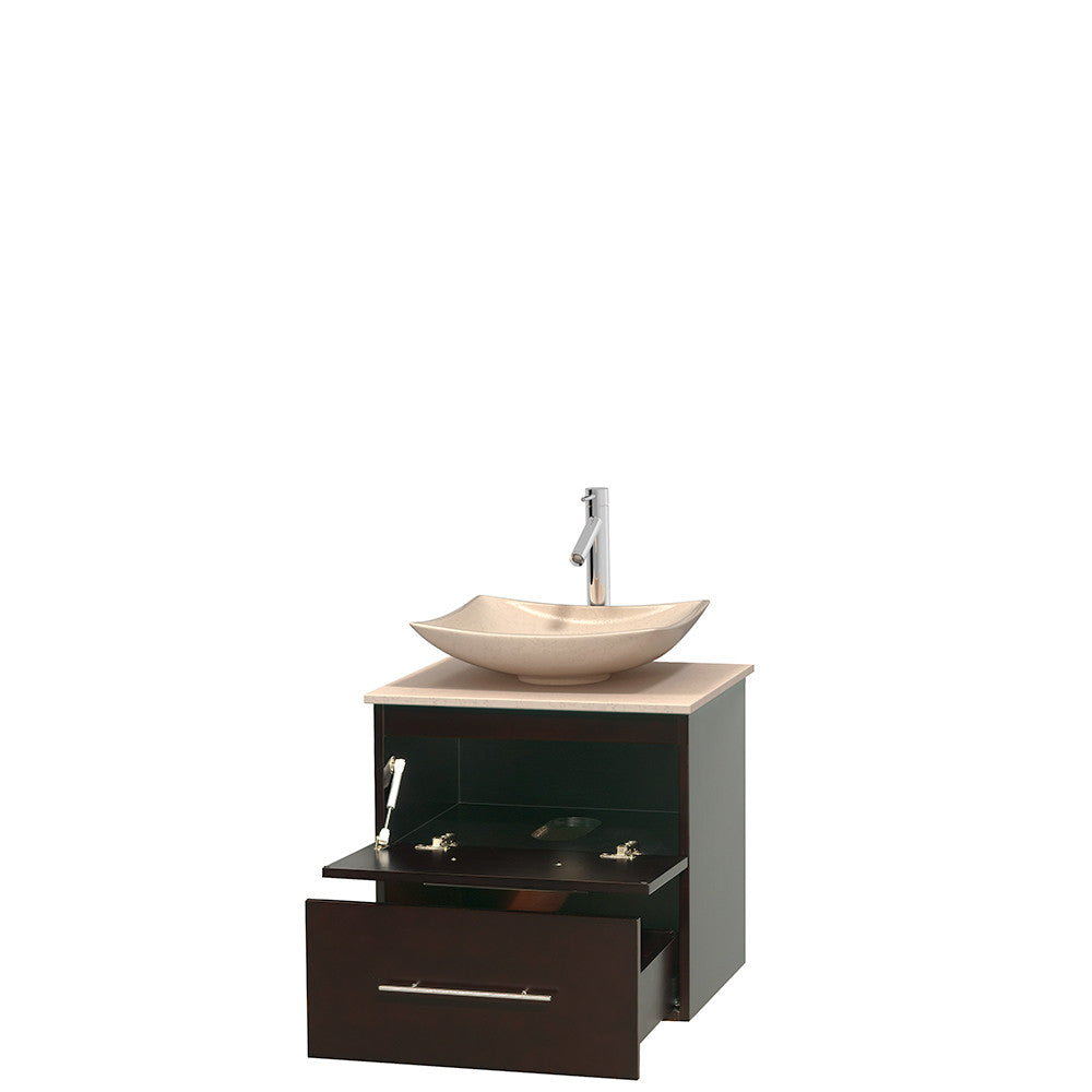 Centra 24 inch Single Bathroom Vanity Set - Espresso