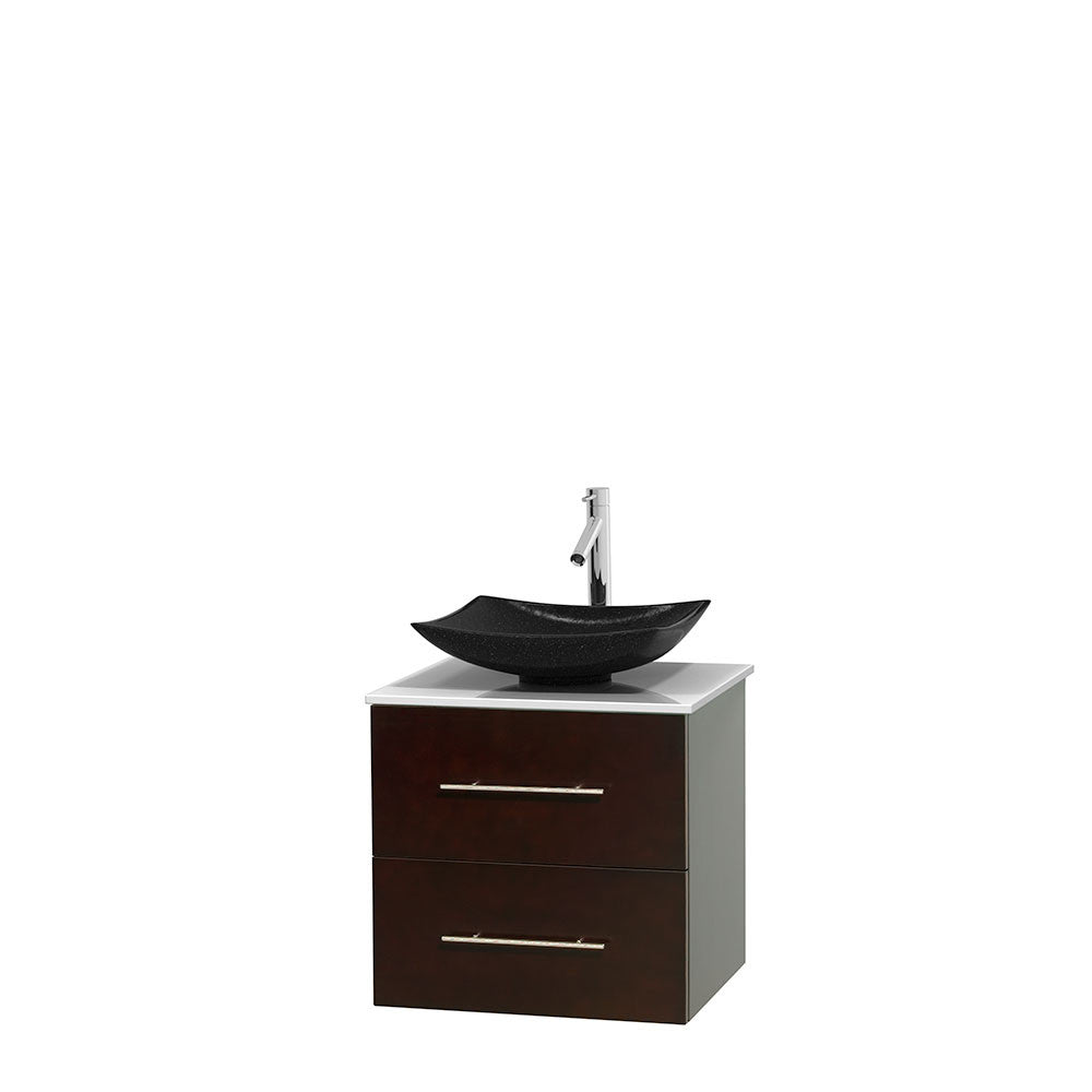 Centra 24 inch Single Bathroom Vanity Set - Espresso