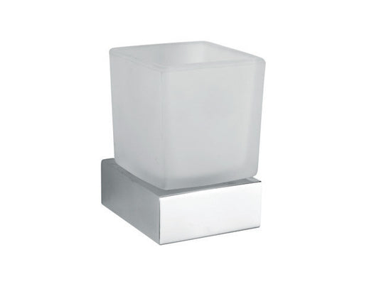 AQUA DECOR ACC 34 Tumbler Holder Modern Bathroom Accessory - Chrome