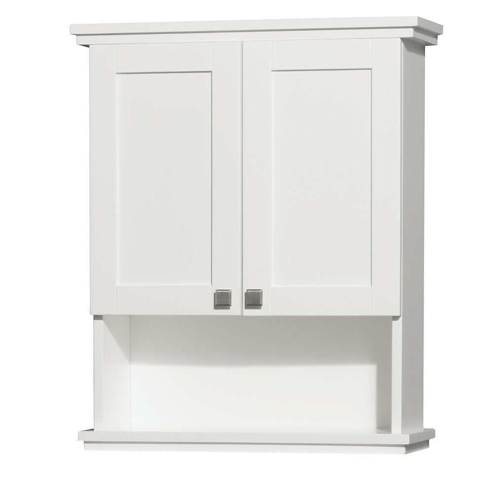 Wyndham Collection Acclaim Wall Cabinet - White