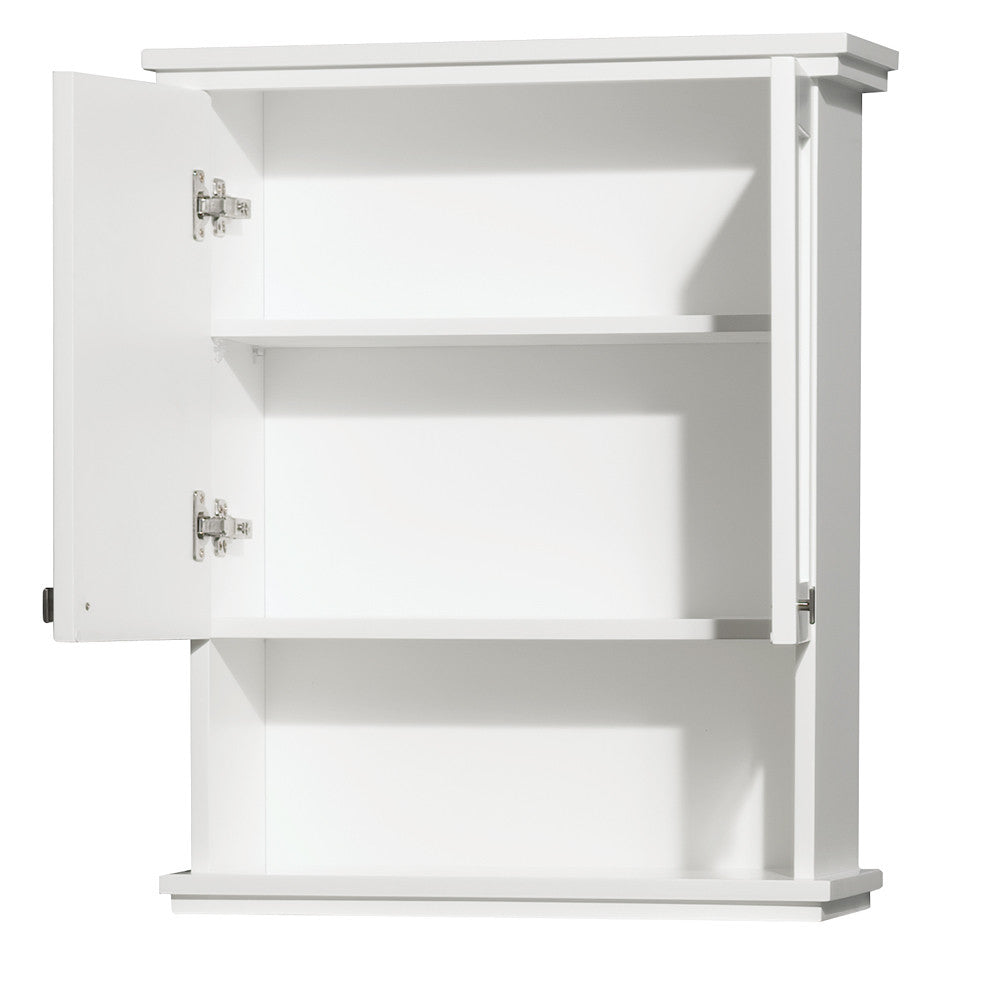 Wyndham Collection Acclaim Wall Cabinet - White