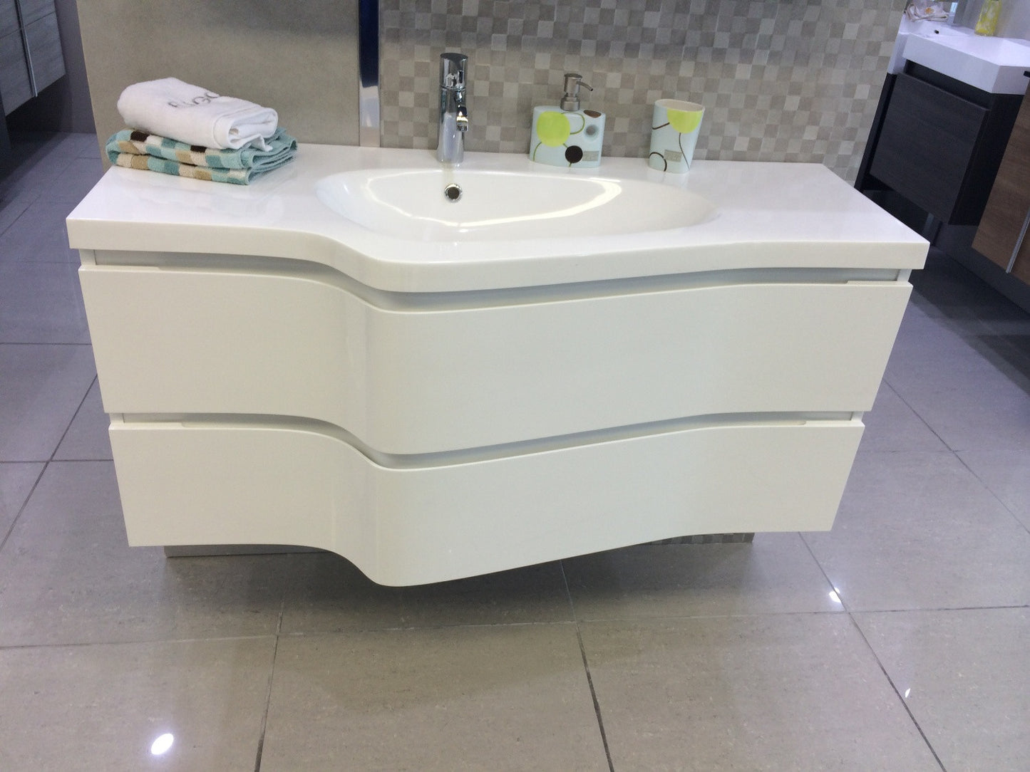 Aquamoon Alba 48 Modern Bathroom Vanity Set - White