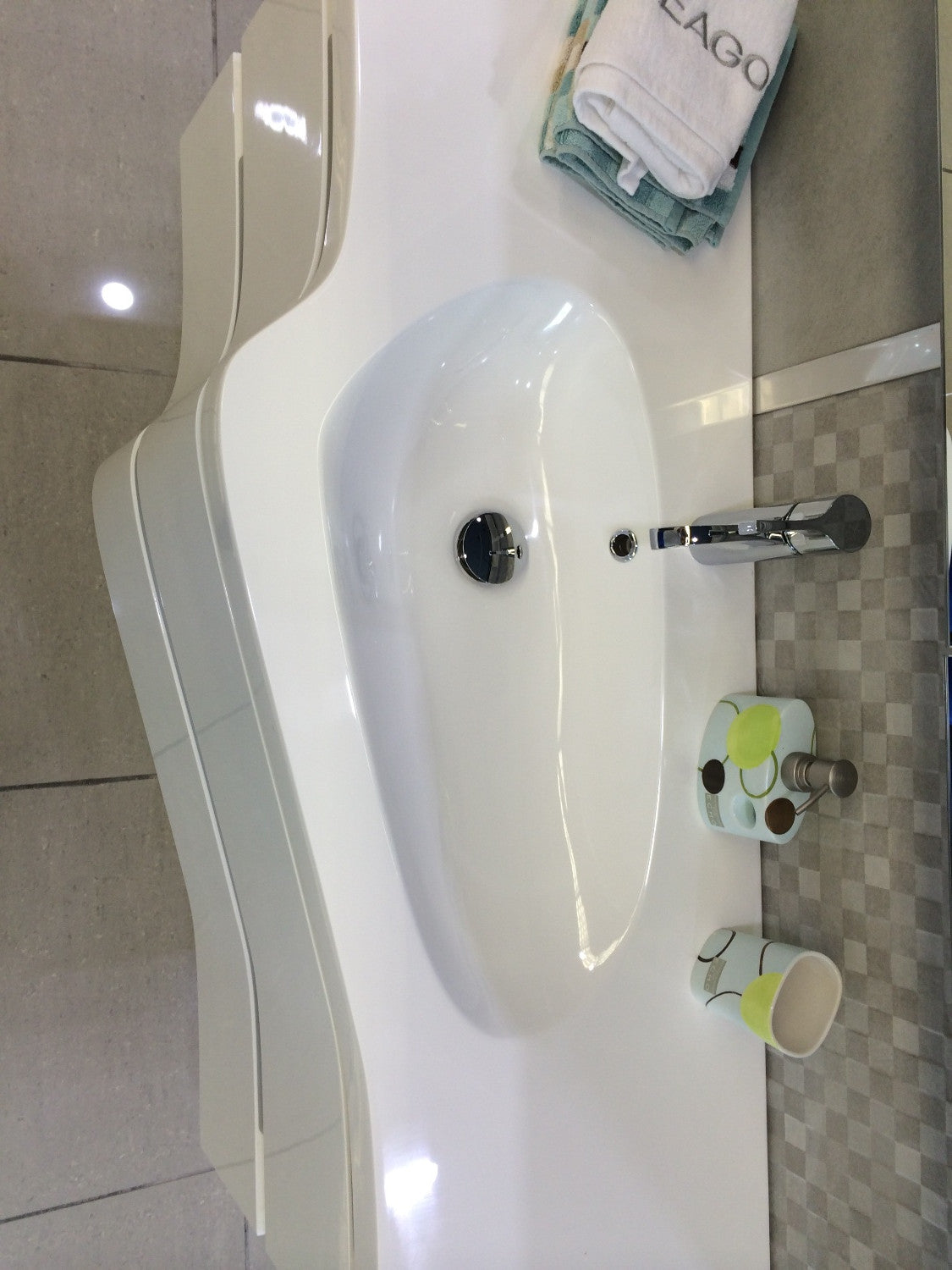 Aquamoon Alba 48 Modern Bathroom Vanity Set - White