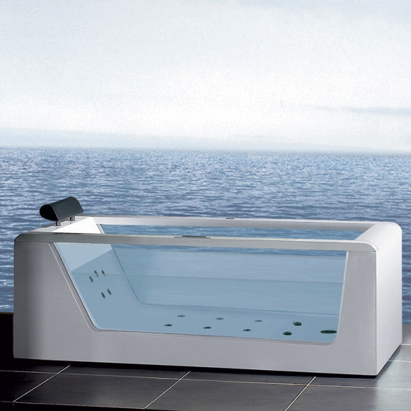 Ariel Platinum AM152 59" whirlpool Bathtub 59 x 32 x 26.6