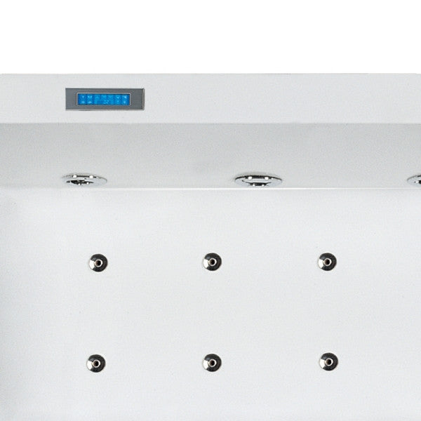 Ariel Platinum AM154R 59" Whirlpool Bathtub 59 x 31 x 25