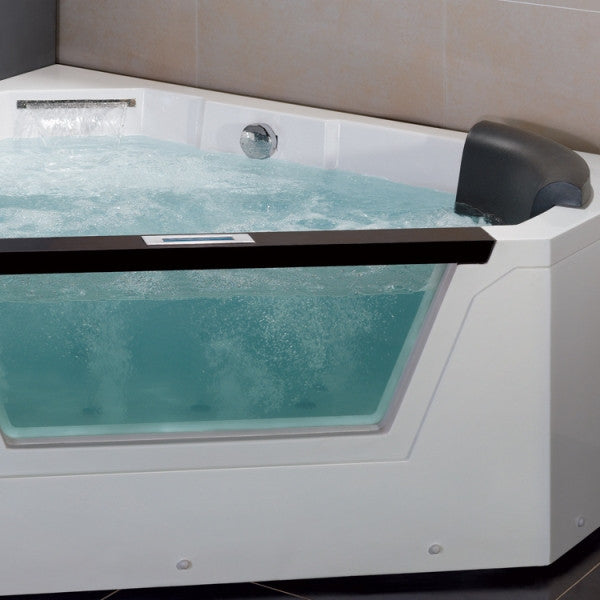 Ariel Platinum AM156 Whirlpool Bathtub 59 x 59 x 24