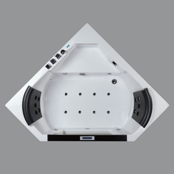 Ariel Platinum AM156 Whirlpool Bathtub 59 x 59 x 24