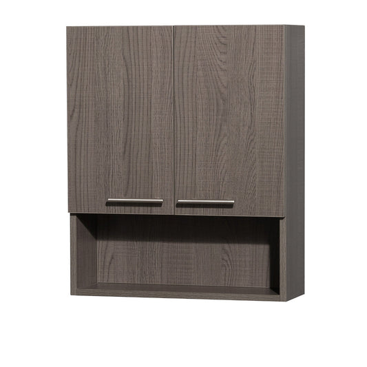 WYNDHAM COLLECTION Amare Bath Wall Cabinet - Gray Oak