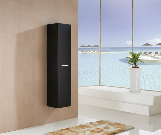 Aquamoon Andes Modern Linen Cabinet - Espresso