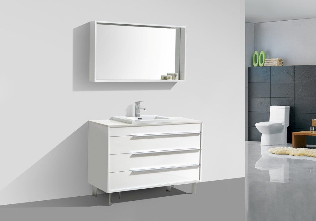 Aquamoon Roma 48 Modern Bathroom Vanity Set - White
