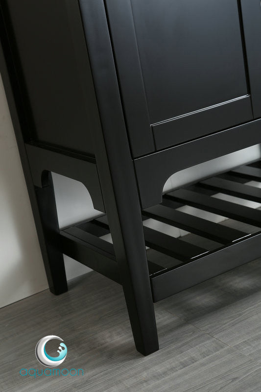 Aquamoon Rimini 31 Bathroom Vanity Set - Black