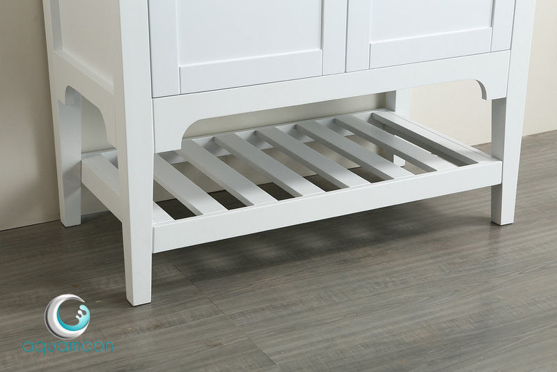 Aquamoon Rimini 36 Bathroom Vanity Set - White