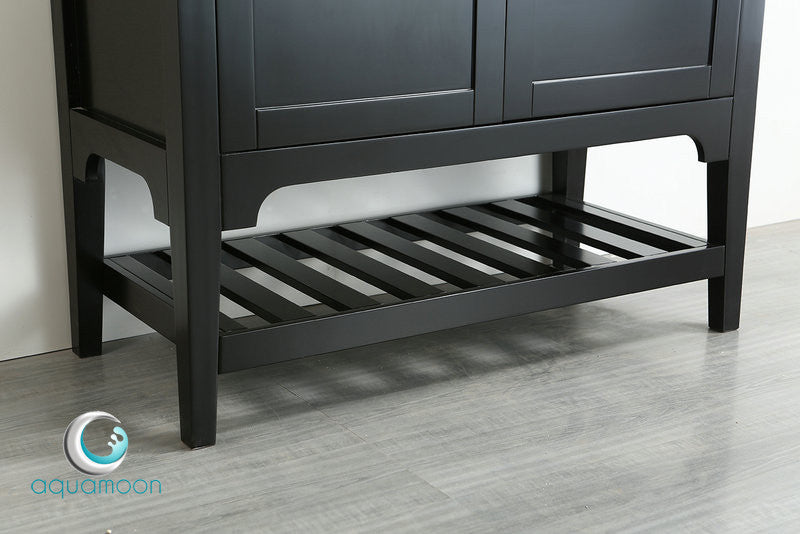 Aquamoon Rimini 39 Bathroom Vanity Set - Black