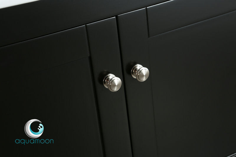 Aquamoon Rimini 39 Bathroom Vanity Set - Black