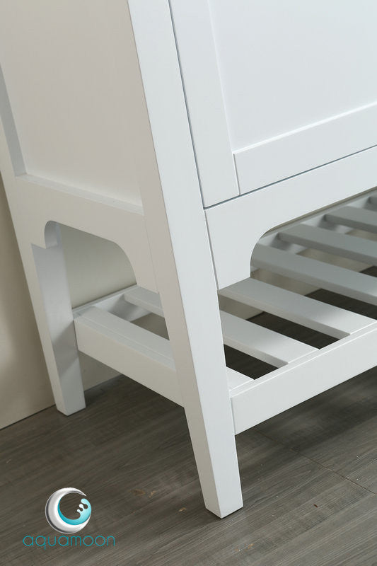 Aquamoon Rimini 39 Bathroom Vanity Set - White