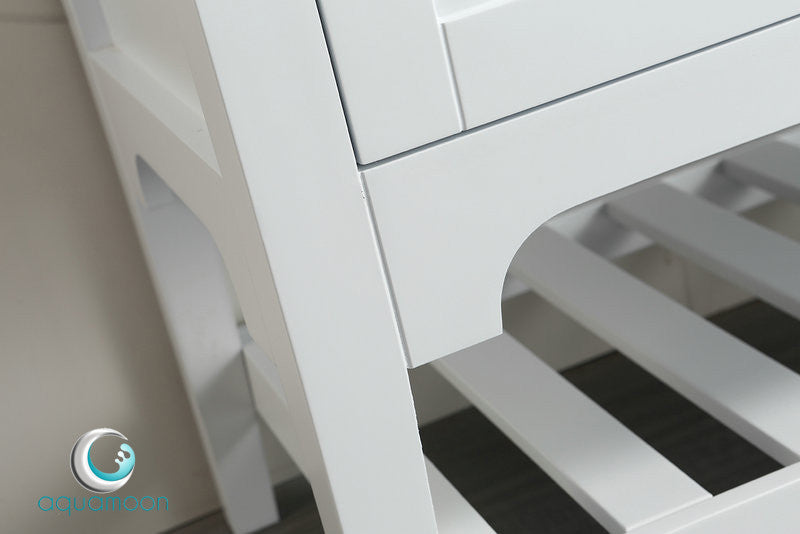 Aquamoon Rimini 39 Bathroom Vanity Set - White