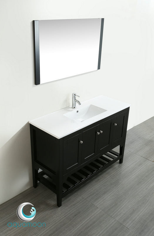 Aquamoon Rimini 48 Bathroom Vanity Set - Black