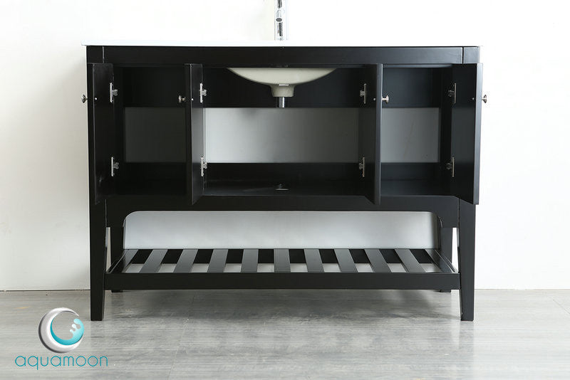 Aquamoon Rimini 48 Bathroom Vanity Set - Black