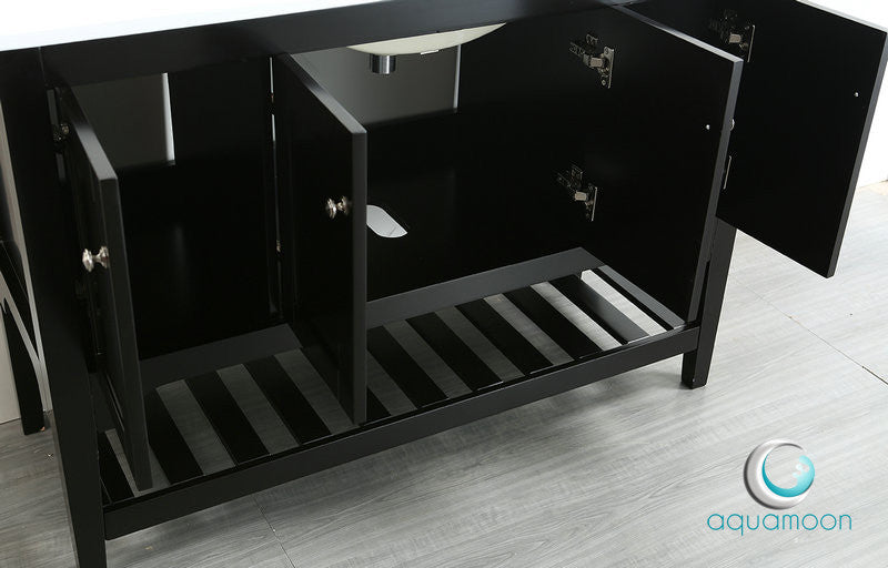 Aquamoon Rimini 48 Bathroom Vanity Set - Black