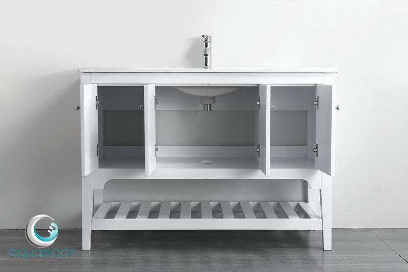 Aquamoon Rimini 48 Bathroom Vanity Set - White