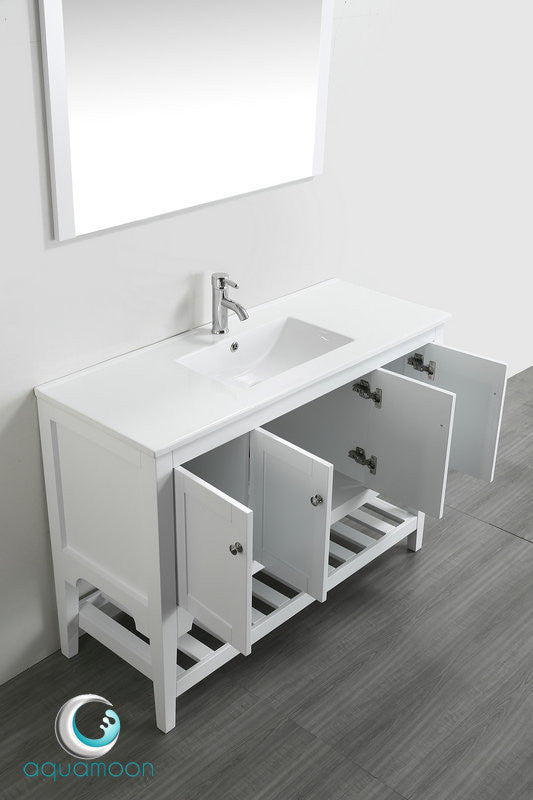 Aquamoon Rimini 48 Bathroom Vanity Set - White