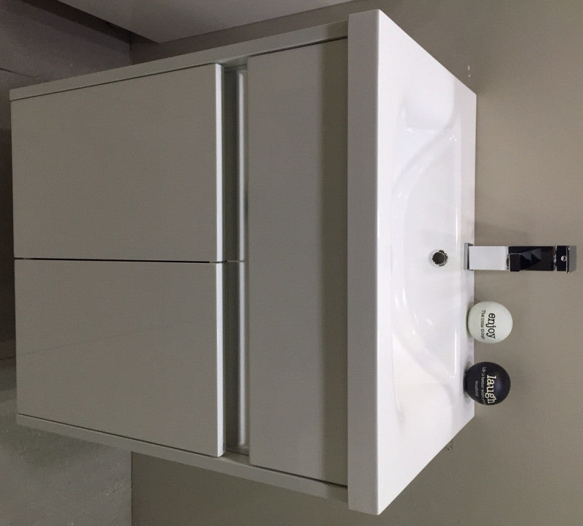 Aquamoon Danu 24 Modern Bathroom Vanity Set - White