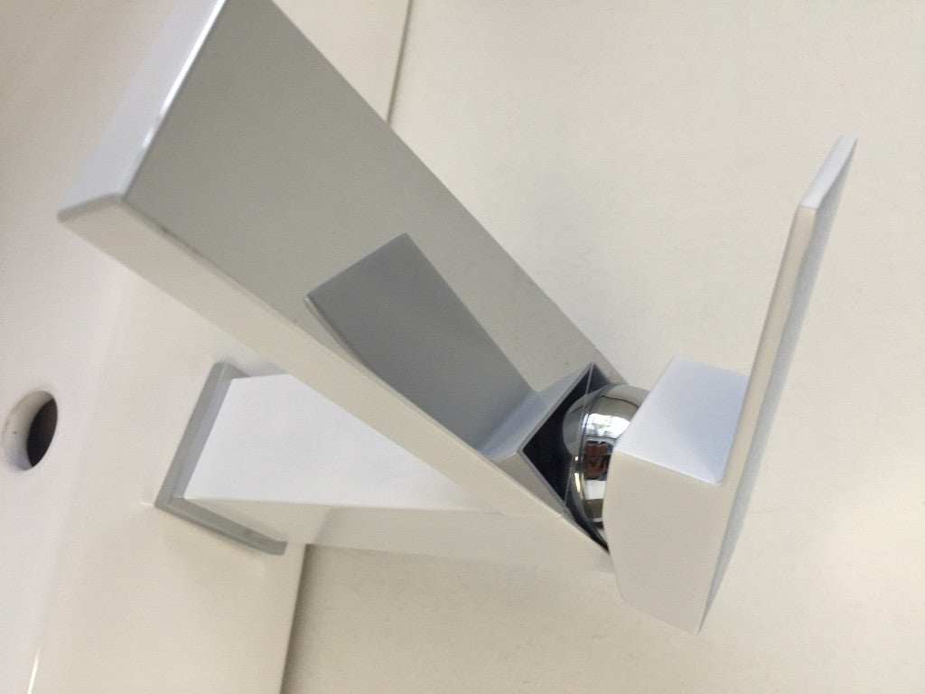 Aquamoon Milan Single Hole Mount Bathroom Faucet White