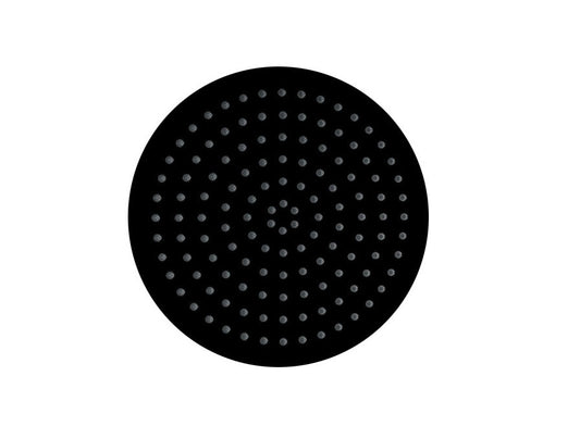 Aquamoon Round 12" Shower Head - Black