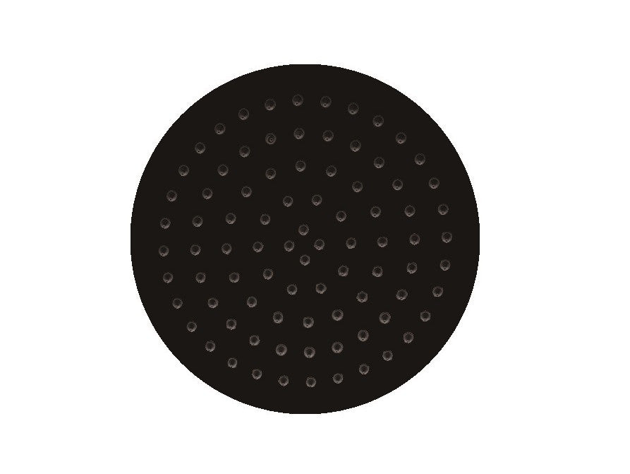 Aquamoon Round 10' Shower Head - Black