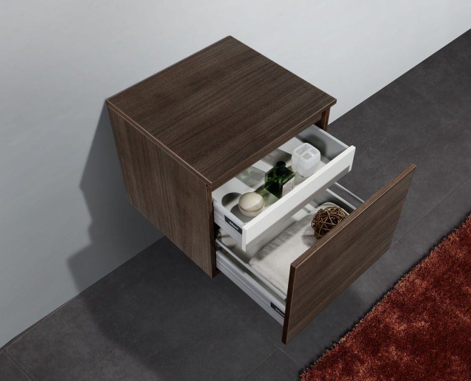 Aquamoon Venice Modern Side Cabinet - Grey Oak
