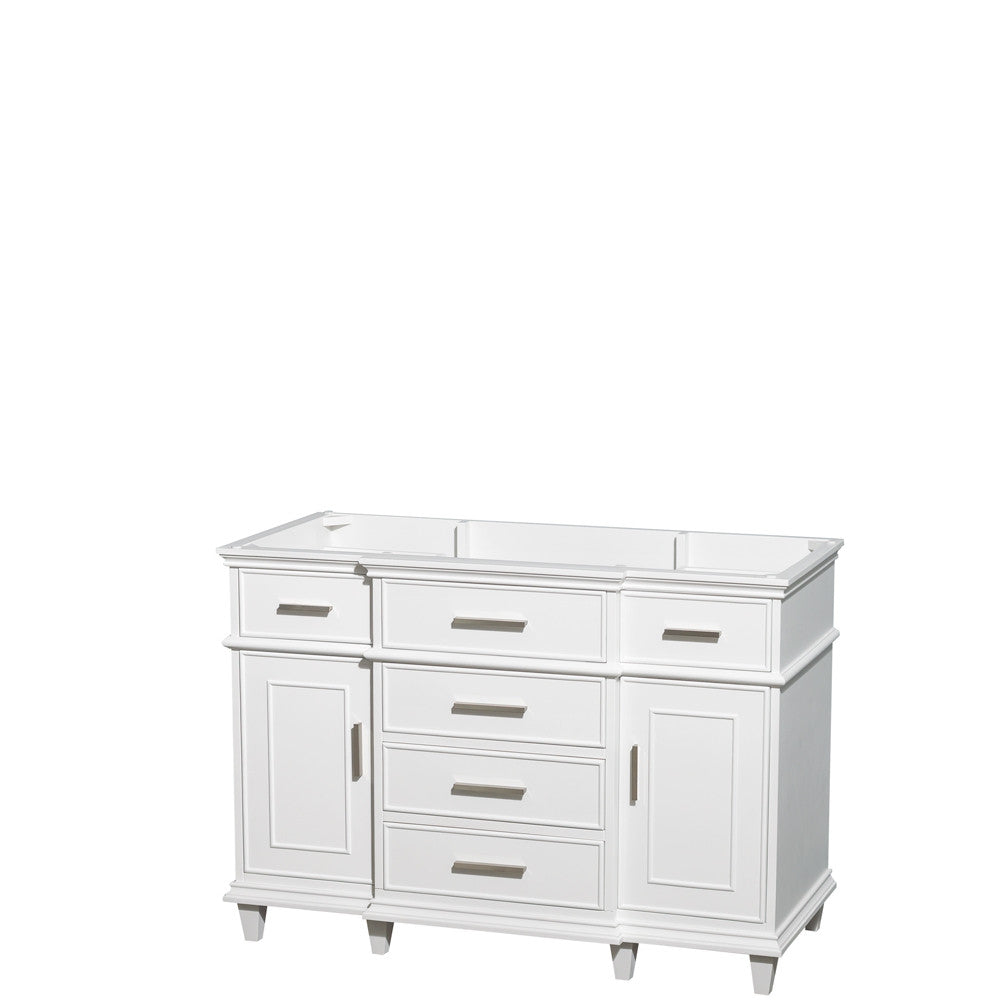 Berkeley 48-Inch Single Bathroom Vanity - White