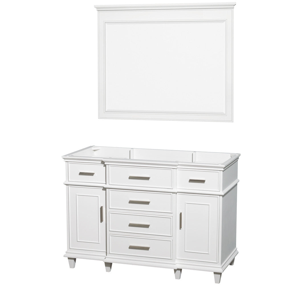 Berkeley 48-Inch Single Bathroom Vanity - White