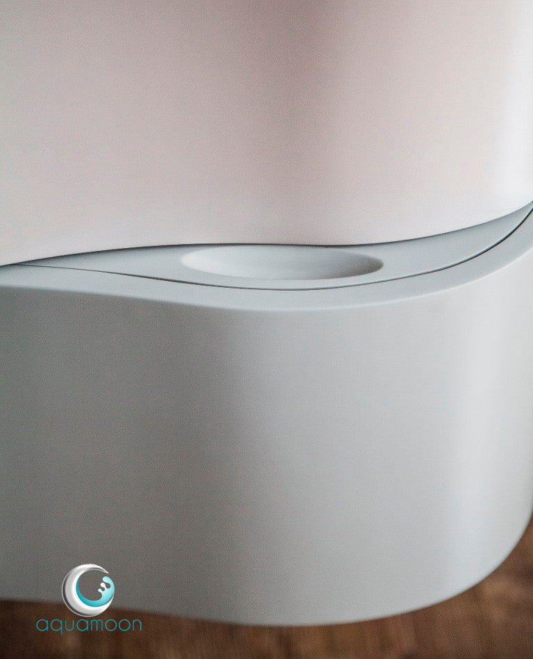 Aquamoon Cambria 25 5/8 Stone Modern Bathroom Vanity Set