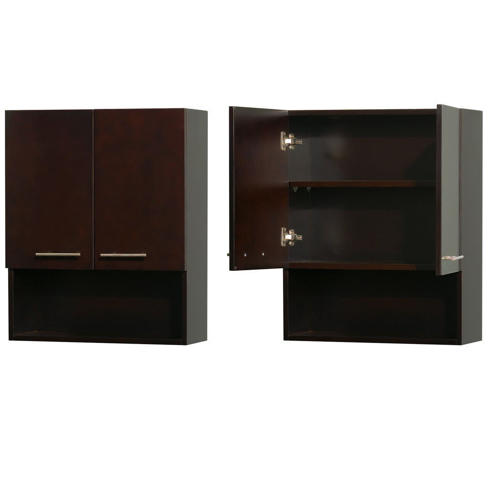 Centra Bathroom Wall Cabinet By Wyndham Collection - Espresso