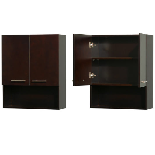 Centra Bathroom Wall Cabinet By Wyndham Collection - Espresso