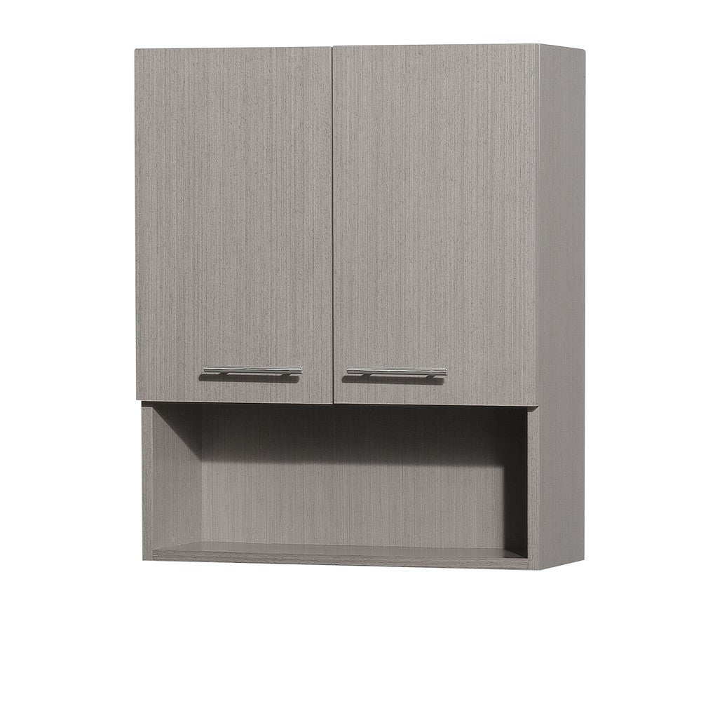 Centra Bathroom Wall Cabinet By Wyndham Collection - Gray Oak